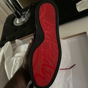 Louis Junior spike flats black Brand new CHRISTIAN LOUBOUTIN